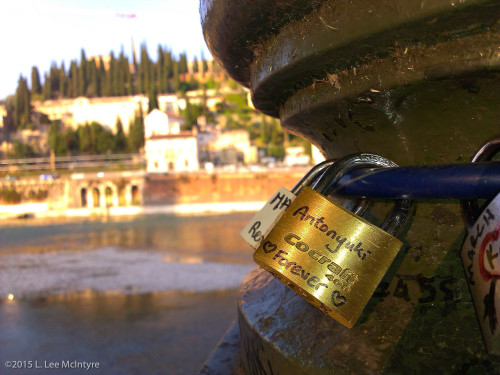 Locks of Love, near the Adige River, Verona