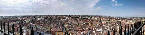 View looking towards the L'arena, Verona