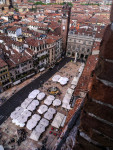 "Postcard of Piazza Erbe", Verona