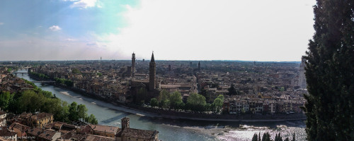 Portion of the Sweep Panorama of Verona