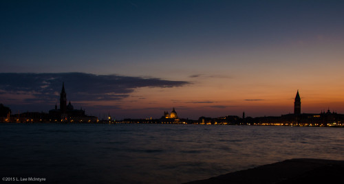 Sunset, St. Mark's Basin, Venice 2015