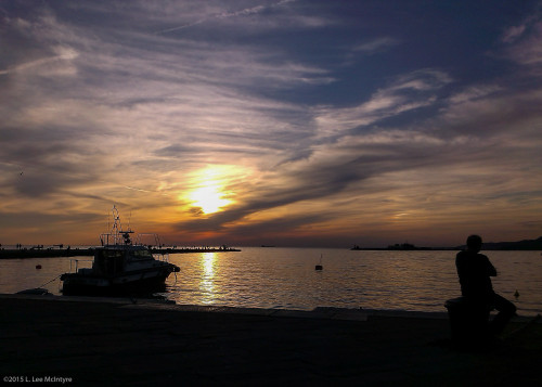 Sunset, Trieste, Italy