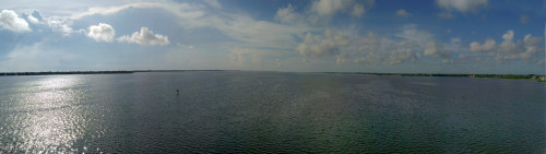 Indian River, looking south from the Melbourne Causeway