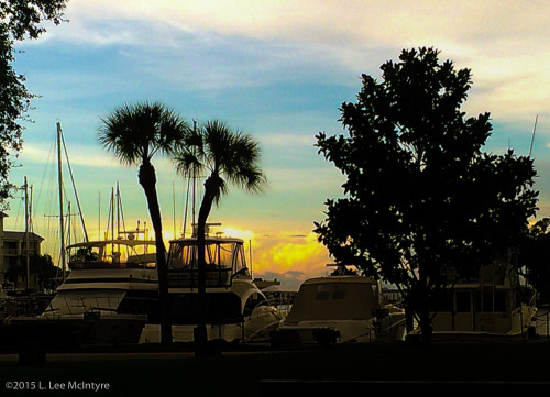 Melbourne Marina almost at Sunset #2