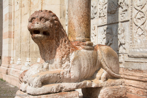 Lion column, Basilica of San Zeno, Verona
