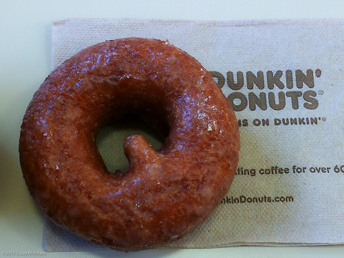 Pumpkin Dunkin' Donut