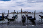 Gondolas on the Lagoon, Venice, May 2015