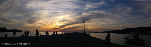 Sunset, Trieste, May 2015