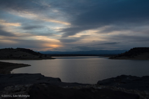 Sunset over the Reservoir