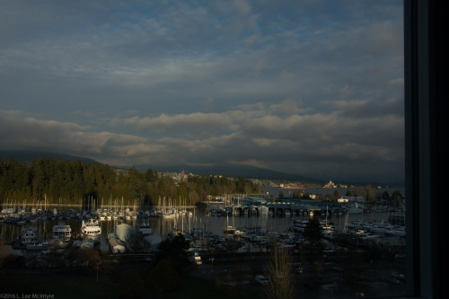 North Vancouver seen from our apartment