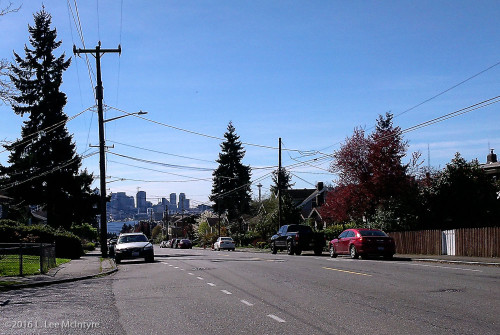 Downtown Skyline, seen from Wallingford neighborhood of Seattle