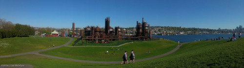 Odd Panorama in Gas Works Park