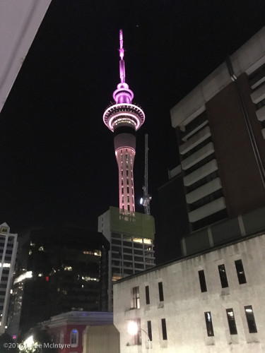 Auckland Sky Tower (night)
