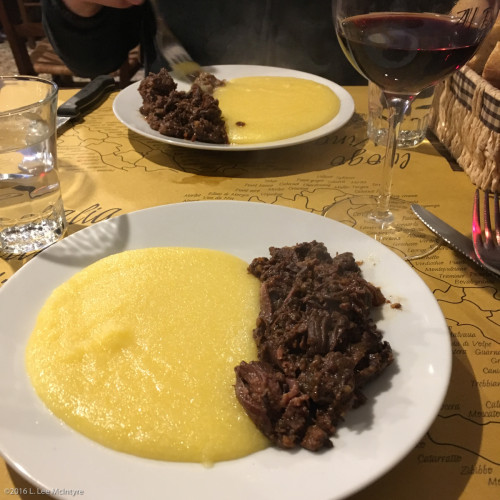 Polenta with Patisada